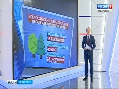 Вести-Хабаровск. Всероссийский День посадки леса.